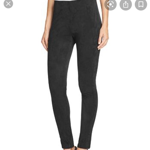 Velvet by Graham & Spencer faux suede leggings - Picture 5 of 5